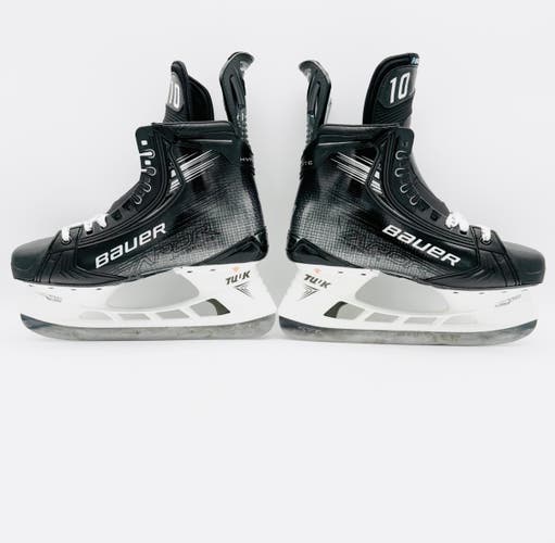 New Custom Black Bauer Vapor HyperLite 2 Hockey Skates-9.5 DA-280-LS Pulse Ti