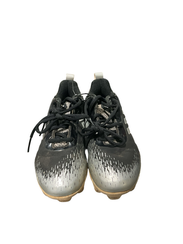 Used Adidas MOLDED CLEATS BB/SB Cleats Black Junior 02.5 11834-S000050933