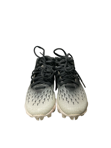 Used Under Armour BLACK AND WHITE CLEATS BB/SB Cleats Black Junior 01 11834-S000050923