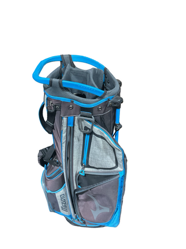 Used Mizuno BR-04 STAND BAG Mens Stand Bag Grey 11834-S000050918