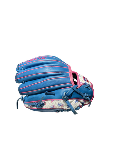 Used Wilson A2000 AUTISM AWARENESS BB/SB Glove RH Throw Royal Blue 11 1/2" 11834-S000050888