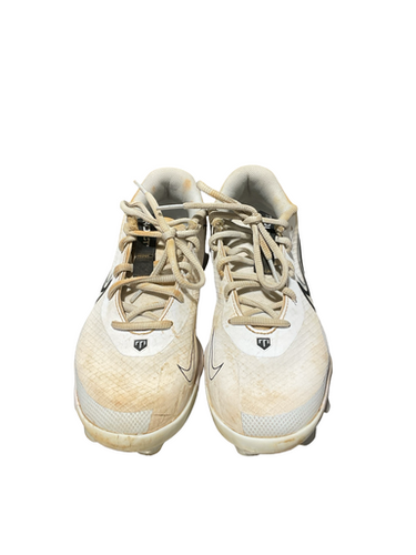 Used Nike TROUT BB/SB Cleats White Junior 05 11834-S000050856