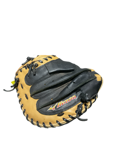 Used Mizuno FRANCHISE CATCHERS MITT BB/SB Catchers RH Throw Black 33 1/2" 11834-S000050857