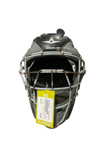 Used All-Star LIGHT BLU/NAVY 7-7 1/2 Catchers Helmet w/Mask Black One Size 11834-S000050832