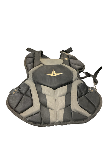 Used All-Star CATCHERS CHEST PROTECTOR Catchers Chest Protector Black Adult 11834-S000050831