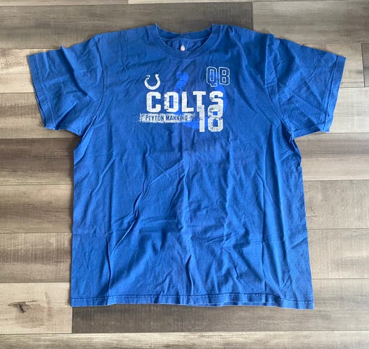 Men’s NFL Colts T-shirt Payton Manning, Size XXL