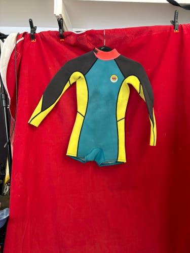Wetsuit: Longsleeve Springsuit L/S Small 2mm Billabong Wetsuits / Drysuits (Used)
