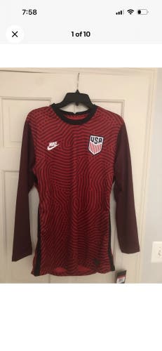 Nike United States USA Soccer Goalkeeper Goalie Jersey Adult Large $160 Ret New!