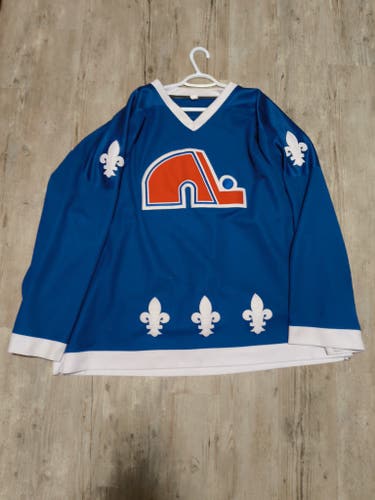 Quebec Nordiques Goalie cut (5XL) Jersey