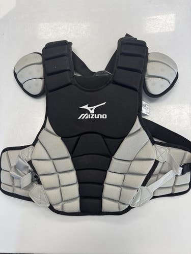 Used Mizuno DRYLITE ADULT 15 Catchers Chest Protector Black Adult 11860-S000309078