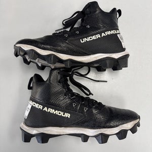 Used Under Armour Jr FB Cleats Black Junior 03.5 11860-C000309046