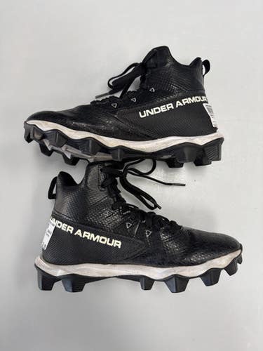Used Under Armour Jr FB Cleats Black Junior 03.5 11860-C000309046