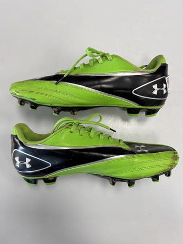 Used Under Armour Adult FB Cleats Green Senior 11 11860-C000309038