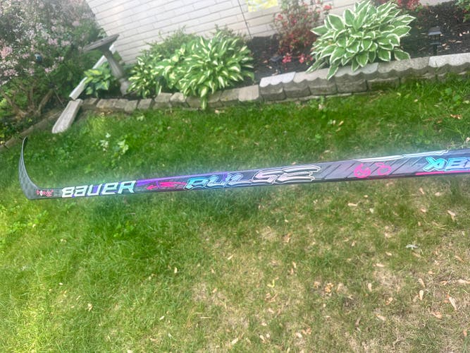 Bauer Pulse Graffiti- Left Hand Stick Blade Pro Stock (Used)