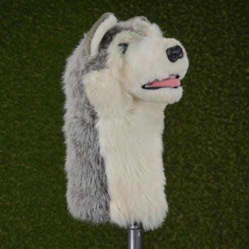 Daphne's Headcovers Husky Driver Headcover White / Gray ~ LOOK!!