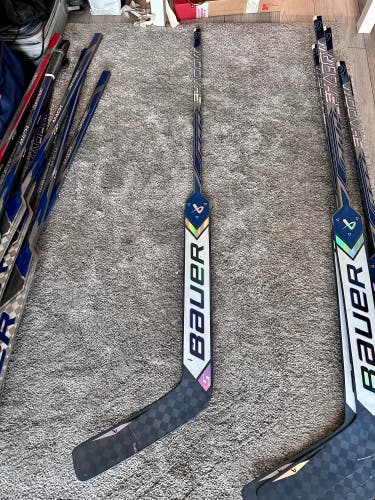 NCAA Bauer Shadow Full Right Goalie Stick 24" Pro Stock