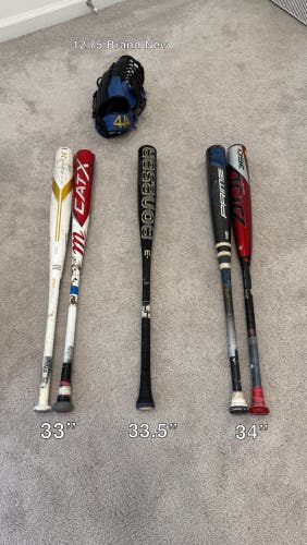 Baseball Equipment *SEE DESCRIPTION*