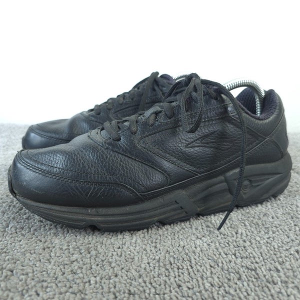 Brooks Addiction Walker 2 Womens Size 10 Shoes Black Athletic Leather Sneakers