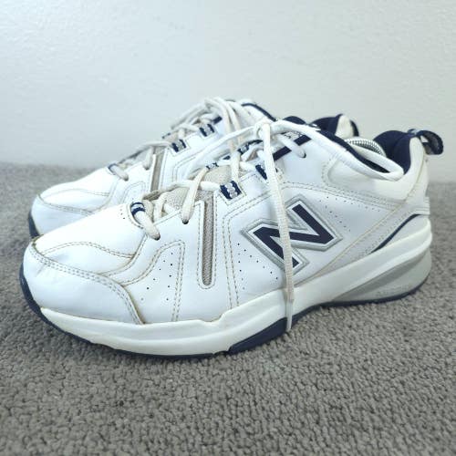 New Balance 608v5 Mens Size 9.5 Walking Shoes White MX608WN5 Sneakers Low Top