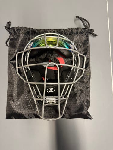 Black Force3 Catcher's Mask With Sun Visor (Brand New)