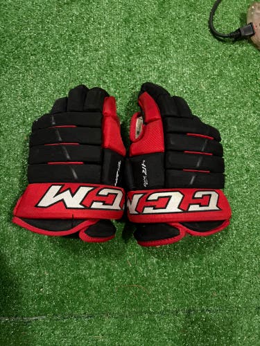 CCM Tacks 4 Roll Lite Gloves 15" (Used)