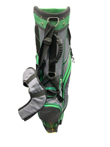 Used Top Flite GAMER Mens Stand Bag Black And Green 11859-S000030953