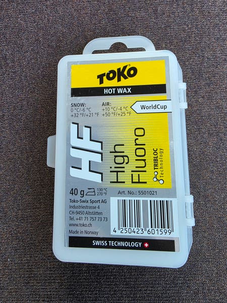TOKO HF High Fluoro ワックス Toko HF Hot Wax red 120g Hot Wax