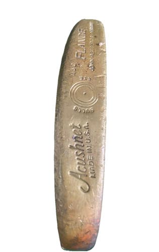 Acushnet Bullseye Flange M5C John Reuter Jr Putter RH Flare Tip Satin Shaft 35"