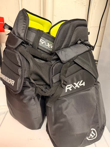 Senior Large Warrior Ritual X4 E+ Hockey Goalie Pants (New)