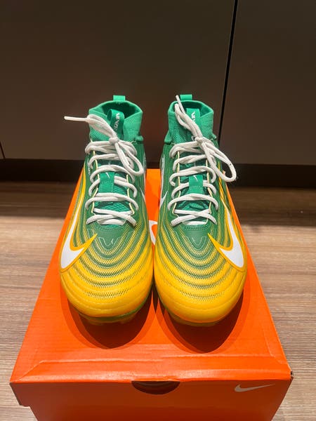 Oregon Ducks Nike ZOOM AIR VAPOR PRO Size 11.5 PE Cleats  display picture 3