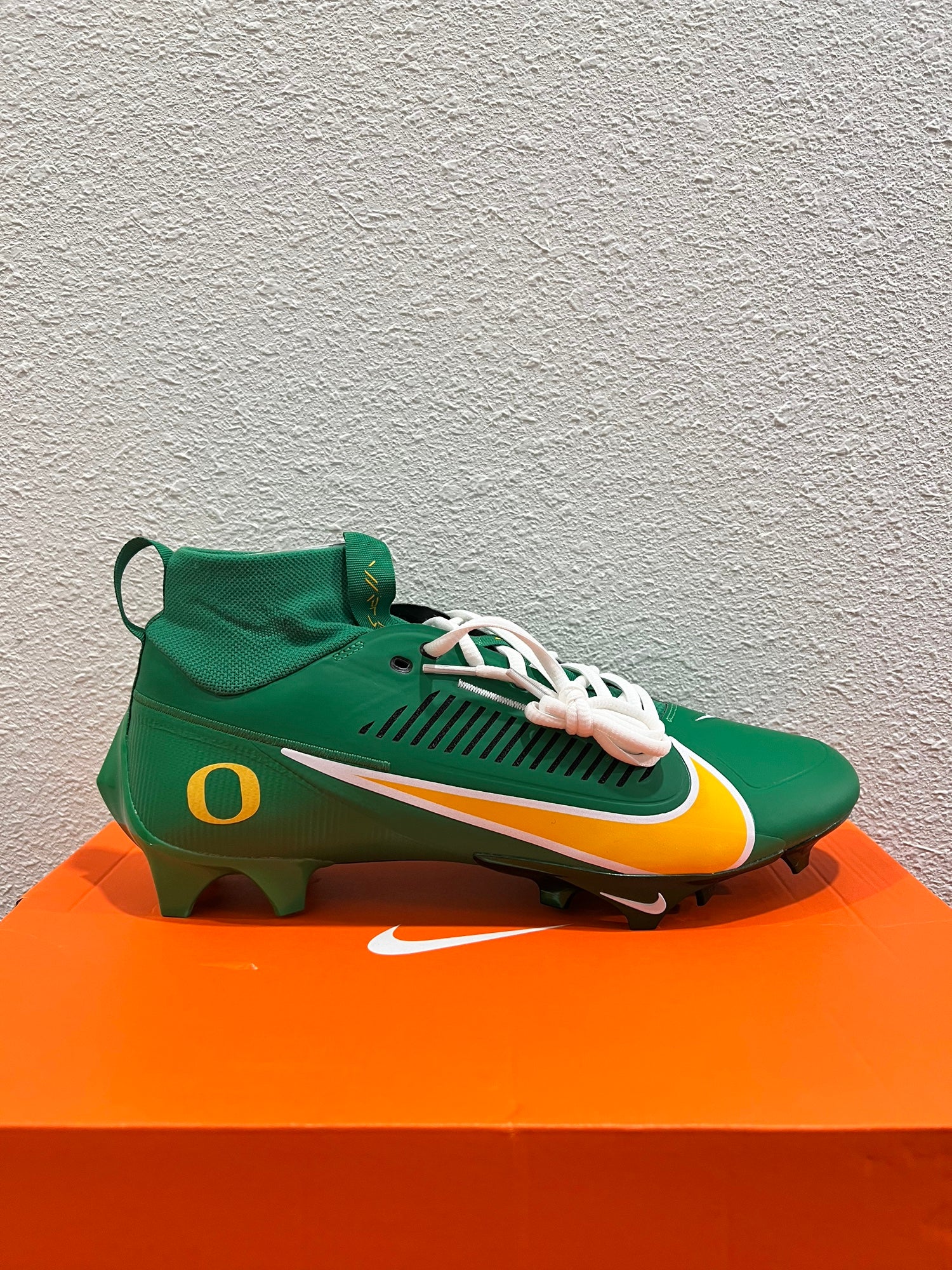 Nike Vapor Edge Pro 360 2 Oregon Ducks PE Football Cleats FJ5747-300 Men 11.5 Nike Vapor Edge Pro 360 2 Oregon Ducks Player Edition  main image 2