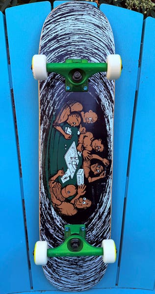 Girl Eric Koston Pictionary Reissue Complete Skateboard Anodized