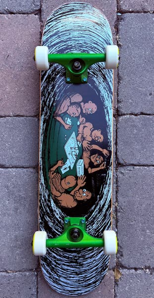 Girl Eric Koston Pictionary Reissue Complete Skateboard Anodized