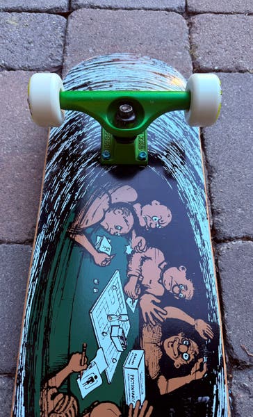 Girl Eric Koston Pictionary Reissue Complete Skateboard Anodized