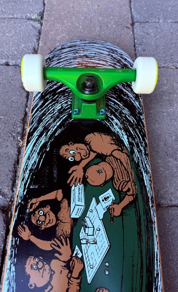 Girl Eric Koston Pictionary Reissue Complete Skateboard Anodized