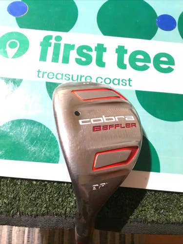 King Cobra Left Handed Baffler Red 22* 4 Hybrid Seniors Lite Graphite 50g Shaft