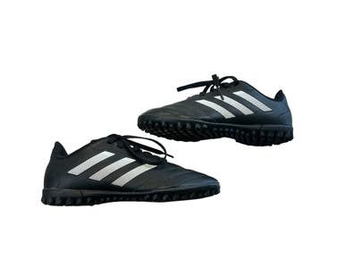 Used Adidas Soccer Indoor Shoes Black And White Youth 12.5 11873-S000233113