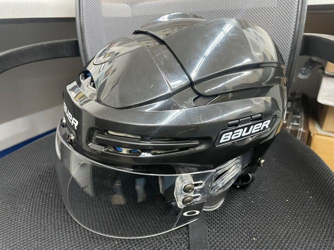 Medium Bauer 5100 Helmet with Oakley half visor.