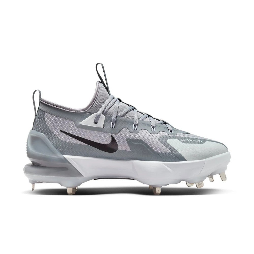 Nike Force Zoom Trout 9 Elite FB2906-002 Men\'s 12 Gray Baseball Cleats HAWK3209 Nike Force Zoom Trout 9 Elite Baseball Cleat Grey White  main image 4