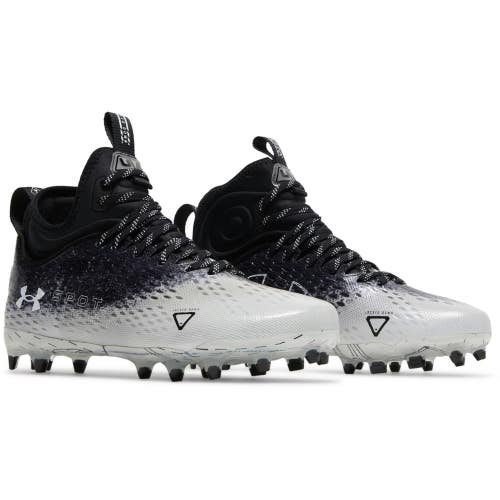 Under Armour Spotlight Lux MC 2.0 3025082-001 Men Black Football Cleats Hawk2742
