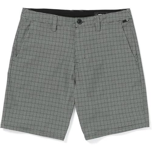 Volcom Mix Frickin Cross Shred Hybrid Shorts Boys 12 Gray Check Casual FROG513