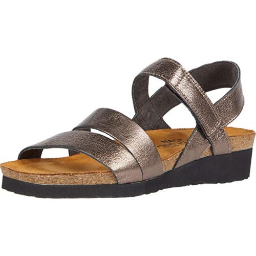 Naot Kayla Sandals Womens 9-9.5M Radiant Copper Leather Adjustable Strap RHS8337
