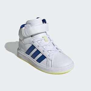 Adidas Grand Court Mid IE3861 Sneakers Kids US 4 White Sportswear Shoes Hawk2729