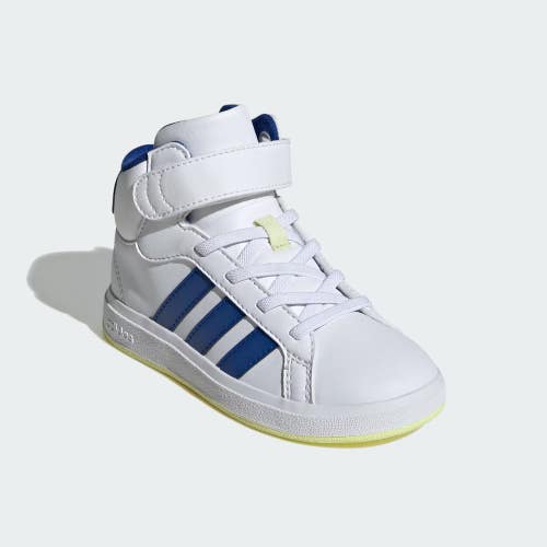 Adidas Grand Court Mid IE3861 Sneakers Kids US 4 White Sportswear Shoes Hawk2729
