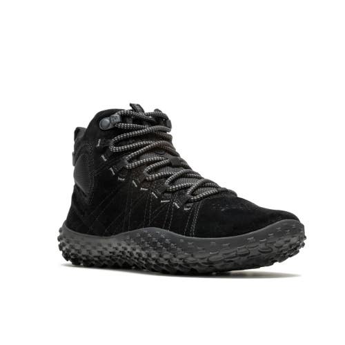 Merrell Wrapt Mid J037752 Barefoot Boots Women's US 10M Black Waterproof RHS8334