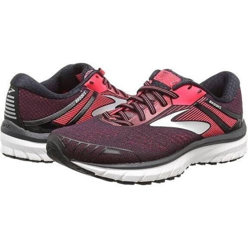 Brooks Adrenaline GTS 18 120268-1B-058 Womens US 6.5 Black Running Shoes RHS3066
