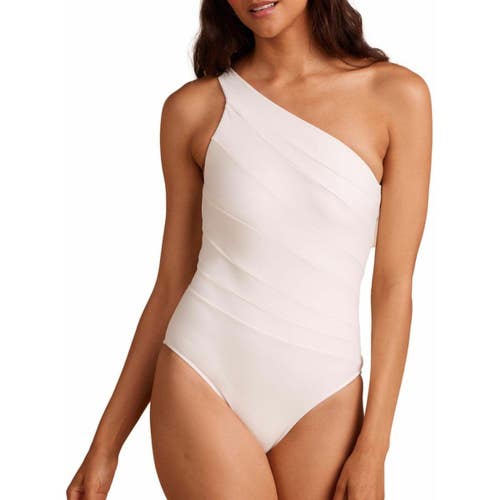 Summersalt The Sidestroke Swimsuit Women's 14 White Cutout One Piece DSGL1265