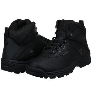 Timberland White Ledge Mid Men's US 7 W Black Waterproof Hiking Boots ZAP2448