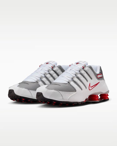 Nike Shox NZ 378341-104 Sneaker Men's 9 White Gray Athletic Running Shoes MEW858