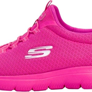 Skechers Summits 12980-HPK Sneaker Womens US 10 M Hot Pink Walking Shoes ZAP2447
